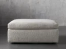 Plush ottoman