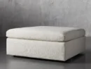 Plush Ottoman